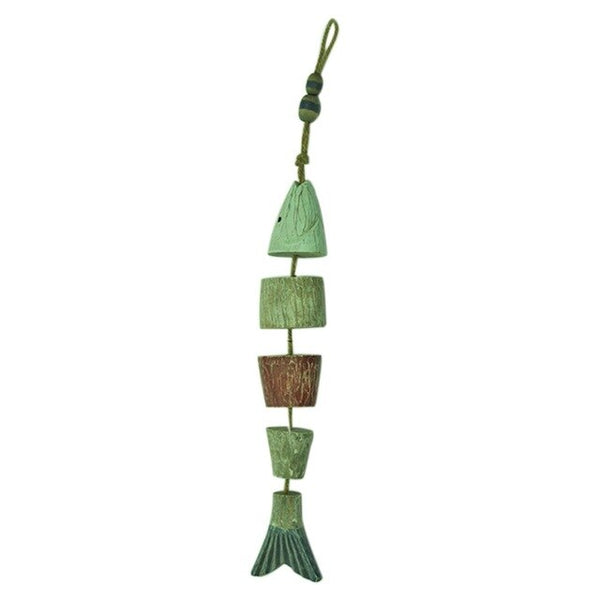 Home Decoration Antique Decorative Fish Skewers Wood Carving Mediterranean Fish Household Retro Decoration Maison Home Decor