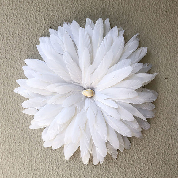 European Style Handmade Natural Feather Room Decoration Girls Room  Decoration De Maison  Nordic Decoration Home