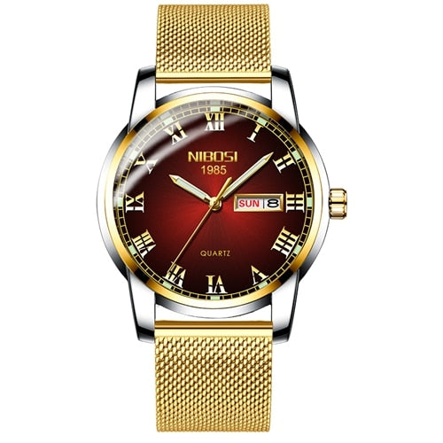 NIBOSI Gold Watch Women Watches Ladies Creative Steel Women's Bracelet Watches Female Clock Relogio Feminino Montre Femme