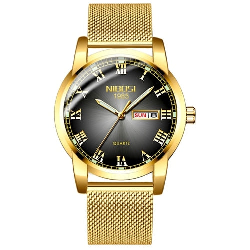 NIBOSI Gold Watch Women Watches Ladies Creative Steel Women's Bracelet Watches Female Clock Relogio Feminino Montre Femme