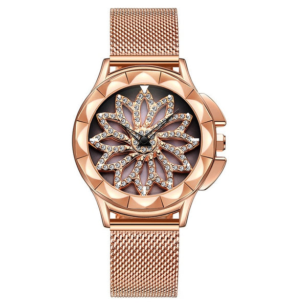CIVO Luxury Fashion Diamond Ladies Watch Women Waterproof Quartz Watches Slim Steel Mesh Clock Women Montre Femme Relojes Mujer