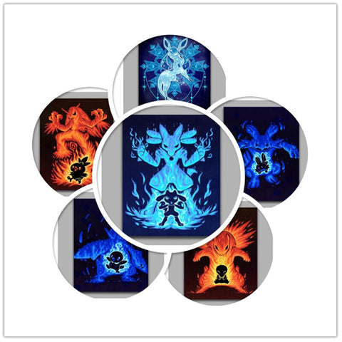 5d diamond painting Cartoon Pokemon full drill square Diamond mosaic ainmal colors Diamond embroidery decoration maison