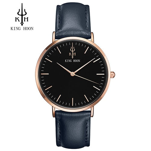 Ladies Fashion Quartz Watch Women Leather Casual Dress Women's Watches Rose Gold Crystal reloje mujer 2016 montre femme