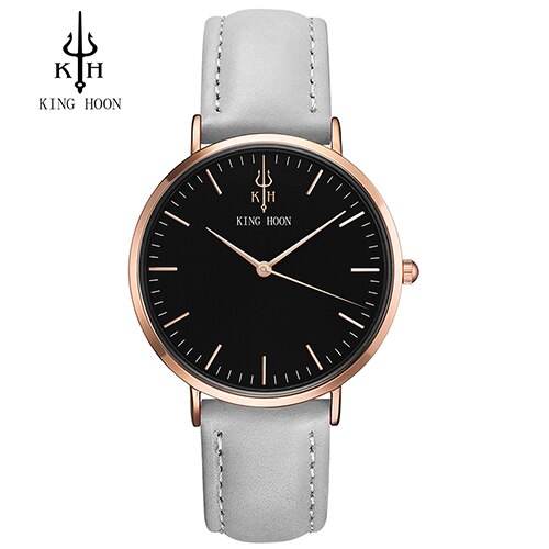 Ladies Fashion Quartz Watch Women Leather Casual Dress Women's Watches Rose Gold Crystal reloje mujer 2016 montre femme